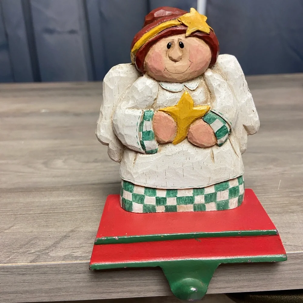 Eddie Walker Angel Cast‎ Iron Stocking Hanger/Holder by Midwest of Cannon Falls